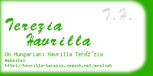 terezia havrilla business card